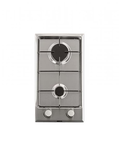 BEKO Plinska ploča za kuhanje HDCG32220SX, inox, ugradbena, 2 zone