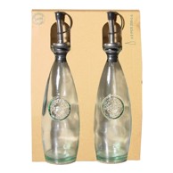 EGO DEKOR Set za ulje i ocat od recikliranog stakla Authentic, 300ml