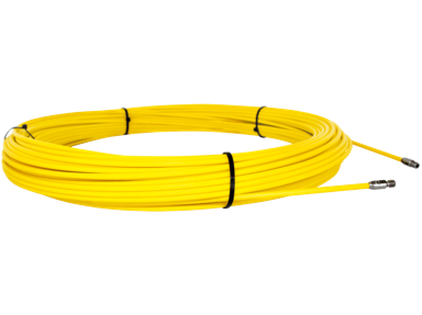 RUNPOTEC Rezervna sajla za provlačenje kabela, staklena vlakna, Ø 4,5 mm, duljina 60 m, RTG navoj Ø 6 mm