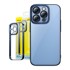 BASEUS Maskica, iPhone 14 Pro, Glitter Transparent, kaljeno staklo, plava