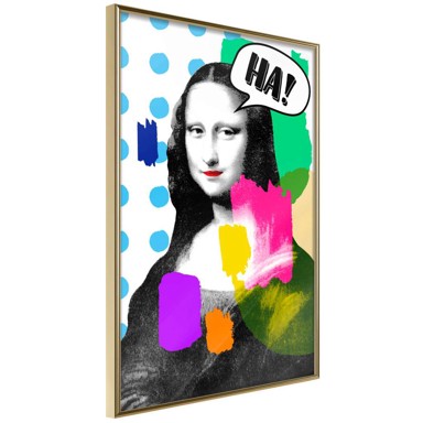 Poster Mona Lisa's Laughter 20x30
