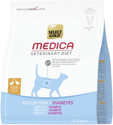 SELECT GOLD Hrana za mačke Obesity i Diabetes, perad, 2.5 kg