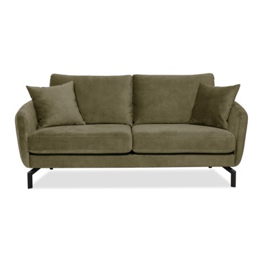 SCANDIC Zelena sofa s baršunastom površinom Magic, širine 190 cm, 190x92x85 cm