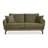 SCANDIC Zelena sofa s baršunastom površinom Magic, širine 190 cm, 190x92x85 cm