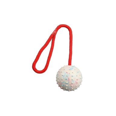 TRIXIE Igračka za pse Lopta sa špagom fi 7 cm