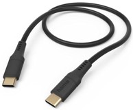 HAMA Fleksibilni USB-C kabel za punjenje i prijenos podataka, 1,5 m, crni