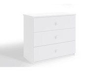 Dječja komoda, bijela, 80×80×41 cm