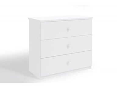Dječja komoda, bijela, 80×80×41 cm