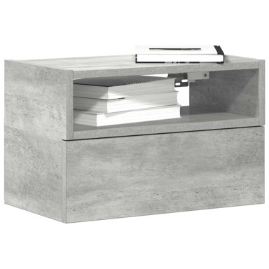 Zidni noćni ormarić beton siva 45x26x28,5 cm