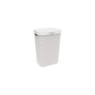 ROTHO Bijela plastična košara za rublje 55 l Country
