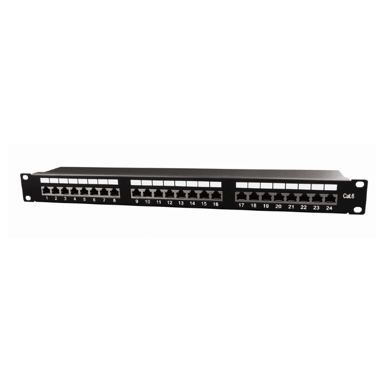 CABLEXPERT Patch panel CAT6 24-portni 1U