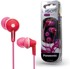 PANASONIC Slušalice RP-HJE125E-P, roze
