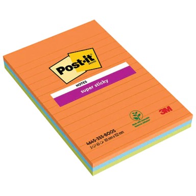 POST-IT 3M Samoljepljivi blok 101x152 mm 45 listova Super Sticky 4645