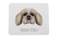 Podloga za miša Shih Tzu, geometrijski motiv