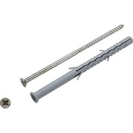 LUX TOOLS Plastična tipla FI8 s vijkom