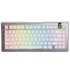 GLORIOUS Gaming tipkovnica GMMK 3 PRO 75% Prebuilt, bežična, srebrna