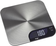TFA Digitalna kuhinjska vaga Cheesecake 50.2006.60, funkcija tare, protuklizna baza, crna