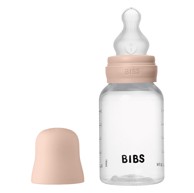 BIBS Bočica, silikon sisač S, blush, 150 ml