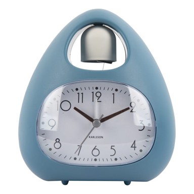 KARLSSON Budilica Blob Bell, prirodna