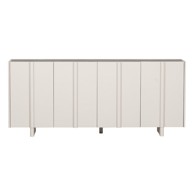 WOOOD Krem niska modularna komoda od masivnog bora 200x85 cm Basu 