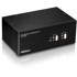 TRENDNET KVM preklopnik TK-240DP, 2-portni, DisplayPort, 4K, USB, crni