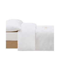 KAVE HOME Dječja posteljina za dječji krevetić od pamučnog perkala Milu 70x140 cm, bijela