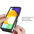 TECHSUIT Maskica Defense360 Pro + Zaštita ekrana Samsung Galaxy A22 5G, crna
