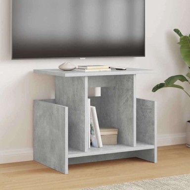 TV stalak 2 kom 50x35x45 cm od konstruiranog drva, betonski sivi