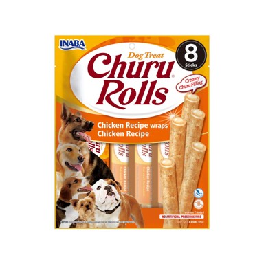CIAO Poslastica za pse Churu Rolls, piletina, 8x12 g