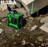 HILDA laserski nivelir 3D 360°, 12 linija, zeleni