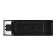 KINGSTON USB-C Flash drive , 256 GB,DT70/256GB, crni