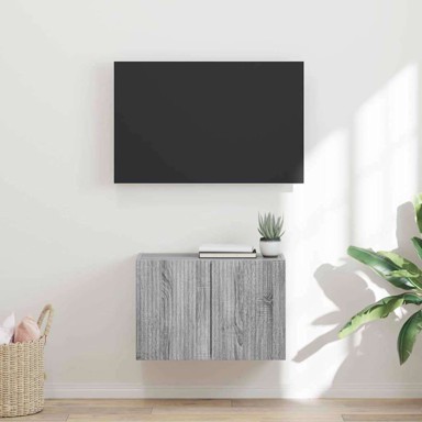 TV zidni ormar 59 5 x 31 x 40 cm konstruirano drvo, siva sonoma