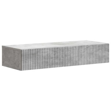 Zidni stol, 87,5 x 34,5 x 17 cm, betonsko siva