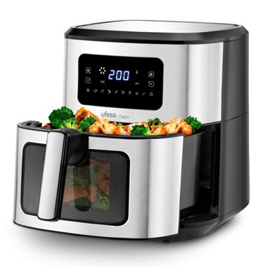 UFESA Friteza na vrući zrak Eagle, digitalna, crna