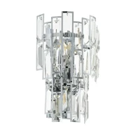 Zidna lampa Calmeilles 1, 3×E14, 3×25 W, 215×330, krom i kristal