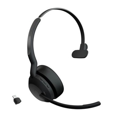 JABRA Slušalice Evolve2 55 UC, crne, Link380c, on-ear, Mono, USB, BT