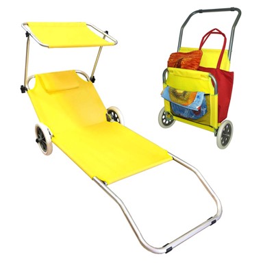 Sklopiva ležaljka kolica sa sjenilom