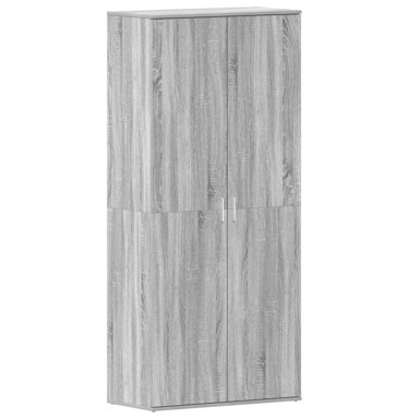 Kabinet za cipele, siva Sonoma, 80 x 39 x 180 cm, konstruirano drvo