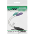 INLINE PS/2 na USB-A kabel, prozirni