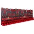 MAR-POL PVC zidna ladica, 130-dijelni organizator, 230×78 cm