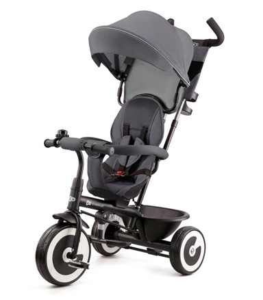KINDERKRAFT Tricikl Aston, sivo