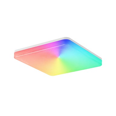 TELLUR Pametna Wi-Fi stropna svjetiljka RGB, 24W, pravokutna, bijela