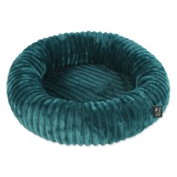 DOG FANTASY Krevet za pse Stripe, Ø40 cm, tamno zeleni