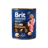 BRIT Premium by Nature janjetina s heljdom, konzerva 800 g