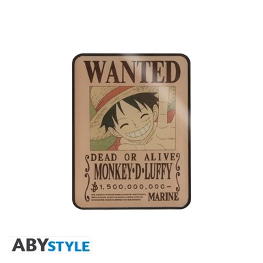 ONE PIECE Magnet Wanted Luffy