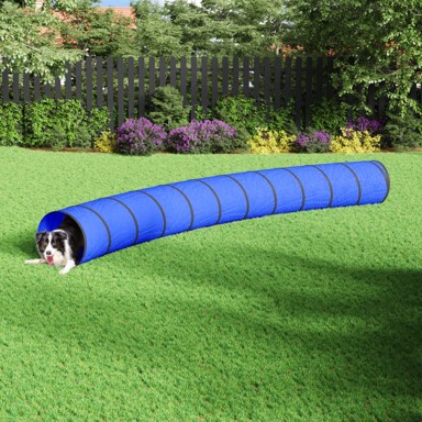 Tunel za pse, promjer 55 x duljina 1000 cm, poliester, plava
