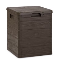 ROJAPLAST Kutija, Woodys Za Odlaganje, 90 L, smeđa