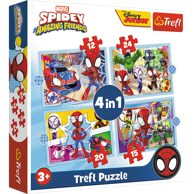 TREFL Puzzle Bluey i njezin svijet 34637, 4u1