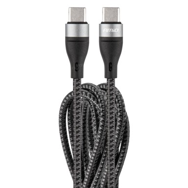 AMIO Kabel USB-C–USB-C, 200 cm