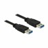 DELOCK USB 3.0 kabel AA 0,5 m, crna